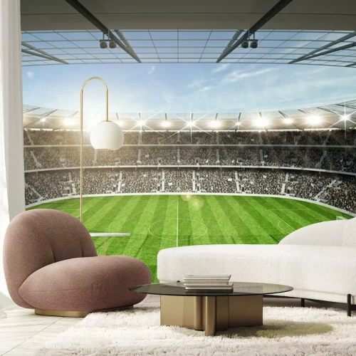 Papier peint  Vue aérienne des tribunes du stade