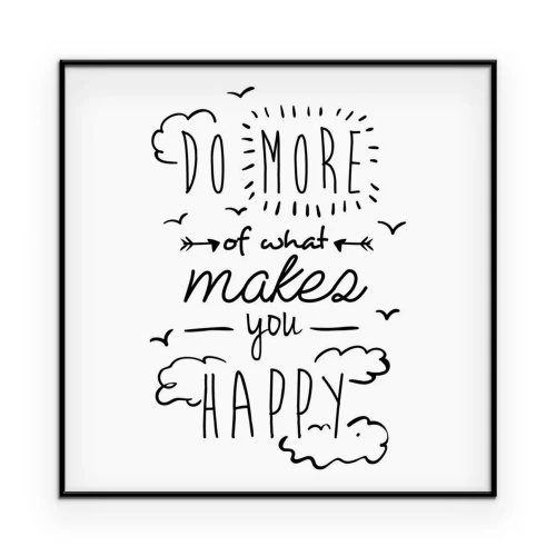 Poster  Devise inspirante écrite à la main