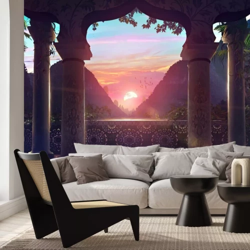 Papier peint  3D nature d'Orient