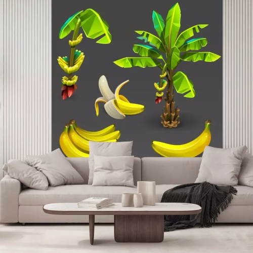 Sticker  Bananes et bananiers