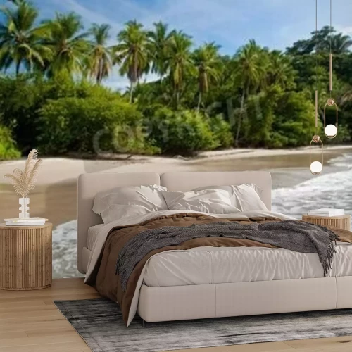 Papier peint  Côte tropicale