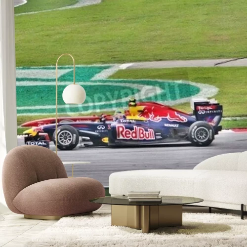 Papier peint  Bolide de l'équipe de formule 1