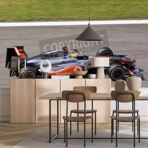 Papier peint  Formule 1 voiture sur la piste
