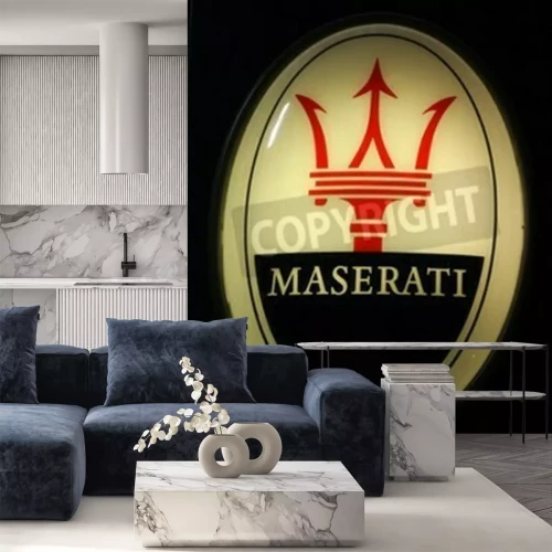 Papier peint  Nom de marque: "Maserati", Décembre 2013 Berlin.
