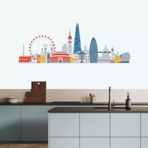 Sticker  London skyline