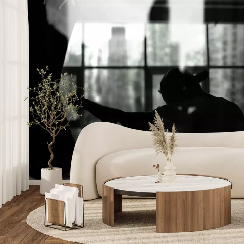 Papier peint  Boxeur à l'entraînement