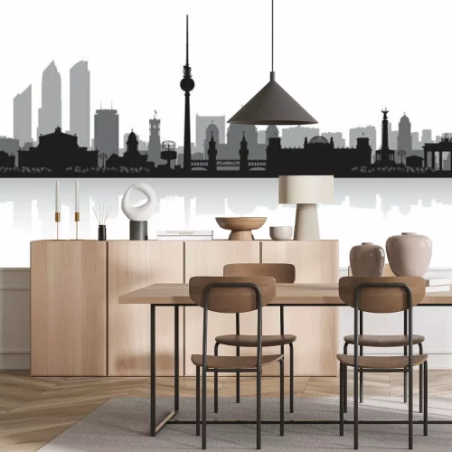 Sticker  Berlin Allemagne toits de la ville silhouette