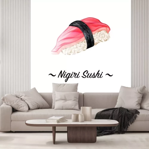 Sticker  Japanese cuisine, traditional food icon. Pixel perfect isolated vector illustration.