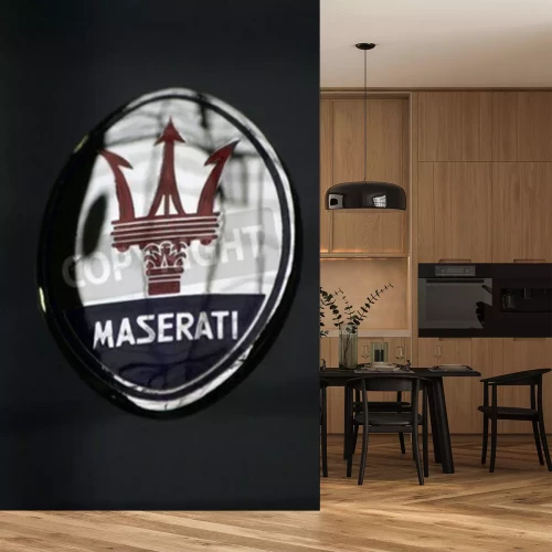 Papier peint  Nom de marque: "Maserati", Décembre 2013 Berlin.