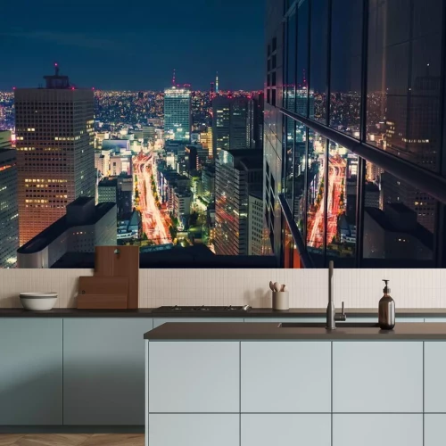 Papier peint  Lumières nocturnes de la ville