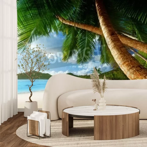 Papier peint  Les Seychelles et les tropiques