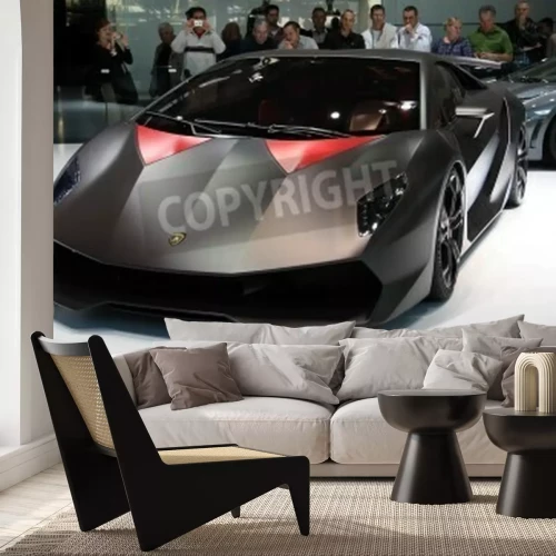 Papier peint  PARIS - 11 octobre: ​​Lamborghini Sesto Elemento Concept au Motor Show 2010 Paris Porte de Versailles, le 11 Octobre 2010 à Paris, France