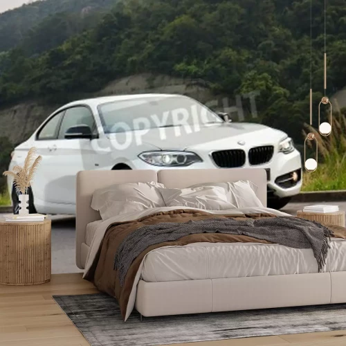 Papier peint  BMW 220i 2014 Sedan, toute nouvelle série, petite berline.