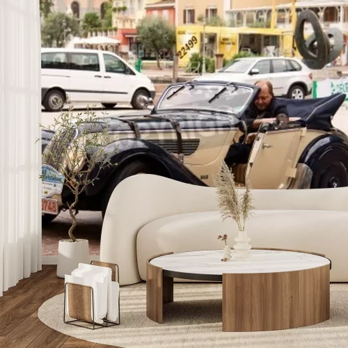 Papier peint  BMW 327/328 on ADAC Trentino Classic; oldtimer excursion with historical and classical cars; Riva del Garda, Italy, 17-21.9.2008