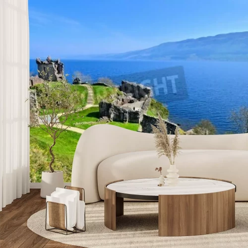 Papier peint  Ruines de château en Ecosse