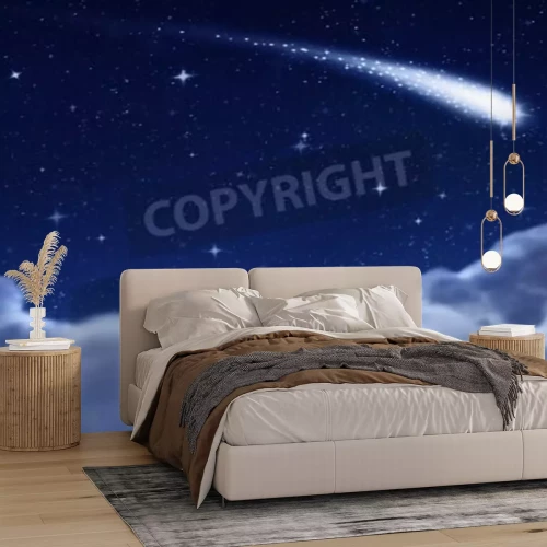 Papier peint  Étoile filante