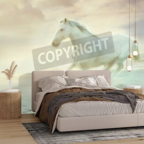 Papier peint  Animal majestueux dans le brouillard