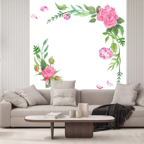 Sticker  Vintage shabby roses