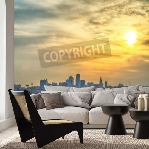 Papier peint  Lever de soleil à Kansas City