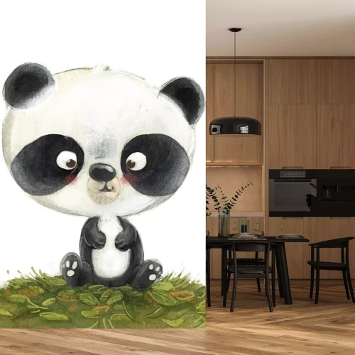 Sticker  oso panda pequeño