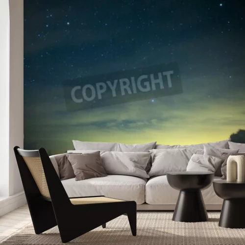 Papier peint  Vue d'un ciel étoilé