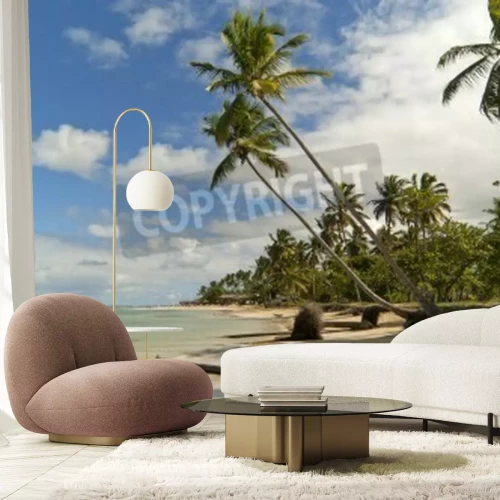 Papier peint  Les tropiques en République dominicaine