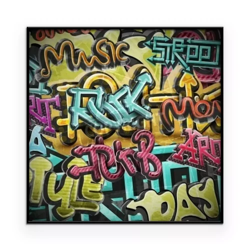 Poster  Graffiti de style 3D