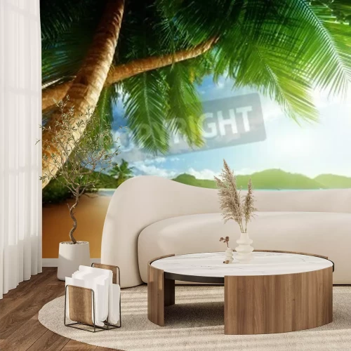 Papier peint  La plage et les tropiques aux Seychelles