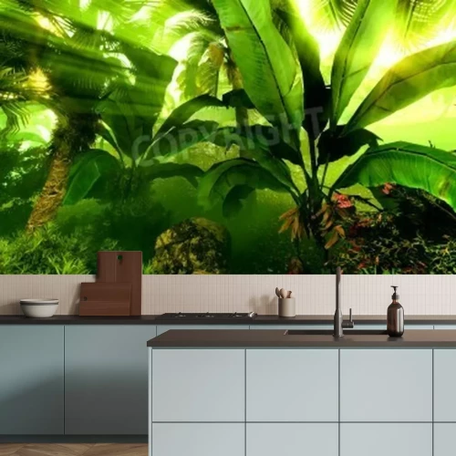 Papier peint  Plantes sauvages dans la jungle