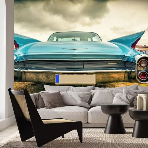 Papier peint  Vieille voiture américaine dans le style vintage