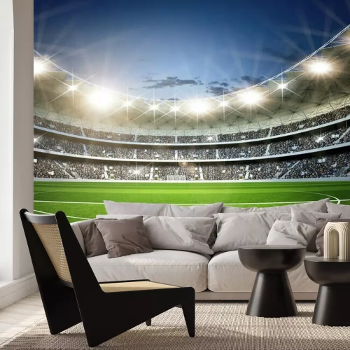 Papier peint  Stadion 3 Mittellinie neutral