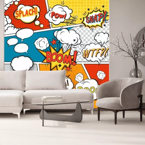 Papier peint  Bandes set bulles