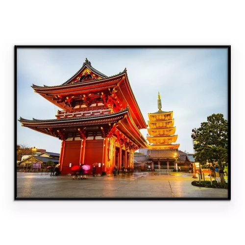 Poster  Temple Senso-ji au quartier d'Asakusa à Tokyo, Japon