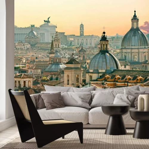 Papier peint  Vue aérienne de Rome