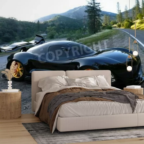 Papier peint  Voiture de sport