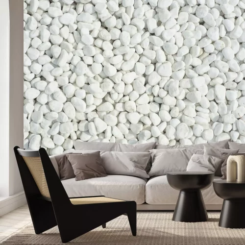 Papier peint  Belles pierres blanches