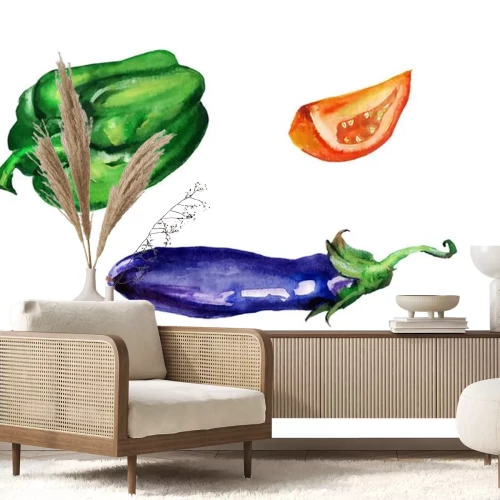 Sticker  Légumes Aquarelle