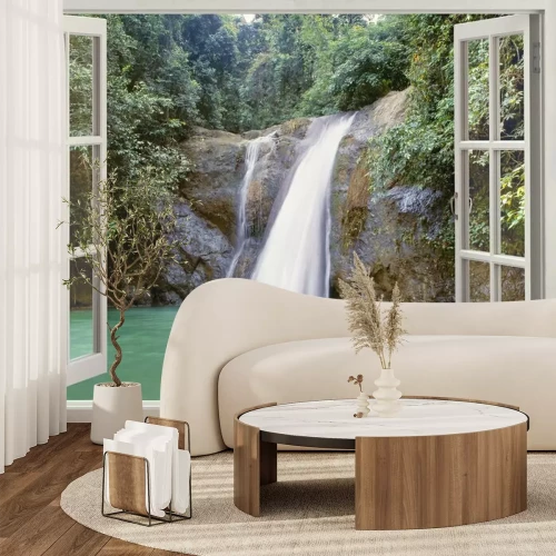 Papier peint  Chute d'eau près de la ville d'Iligan, Mindanao, Philippines