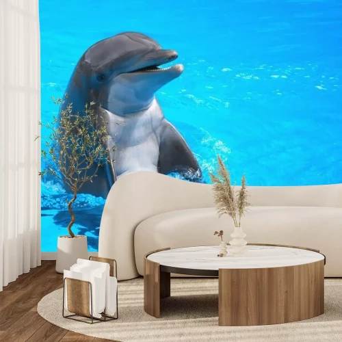 Papier peint  Śmiejący się w Delfin Loro Parc na Teneryfie