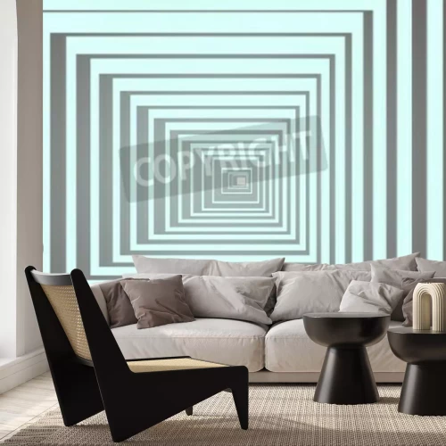 Papier peint  Tunnel pop art 3D