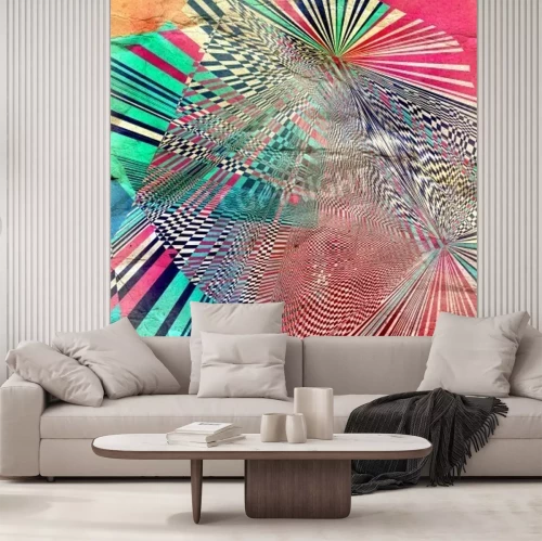 Papier peint  Lignes de lumière abstraites