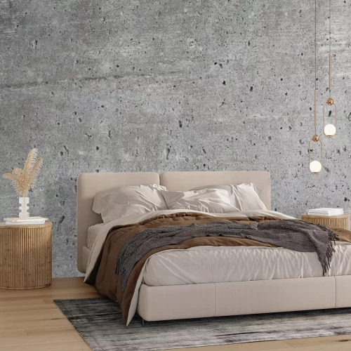 Papier peint  Mur gris en béton