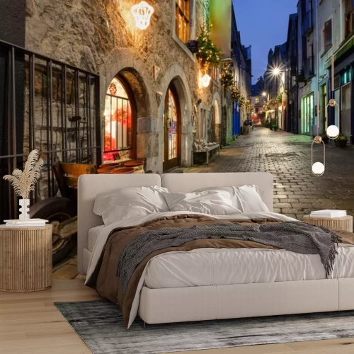 Papier peint  Ruelle éclairée en Irlande