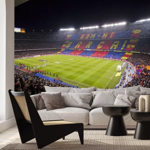 Papier peint  Vue sur le stade Camp Nou
