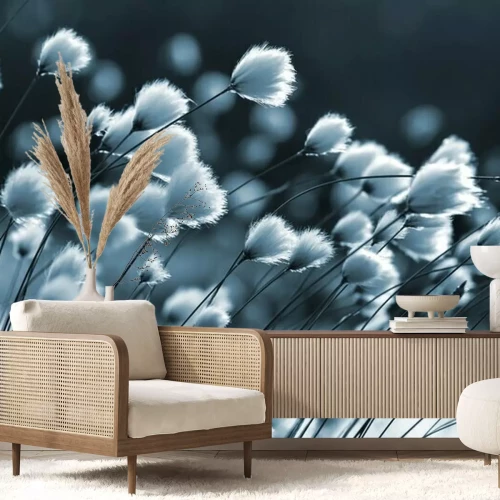 Papier peint  Herbe décorative au vent