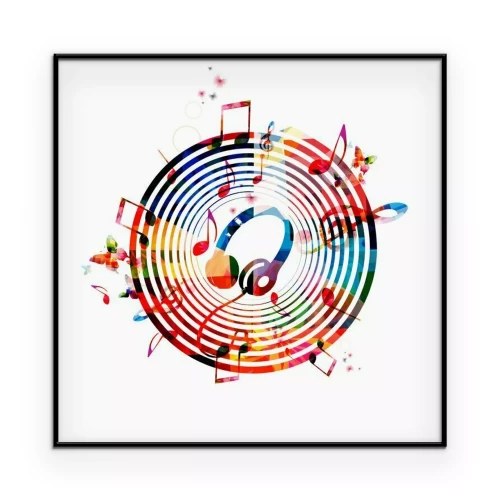 Poster  Composition musicale artistique