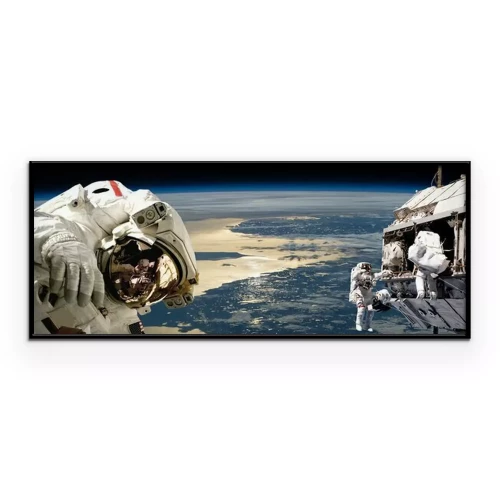 Poster  Des astronautes à bord de la station spatiale