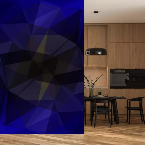 Sticker  Graphiques spatiaux aux couleurs violettes