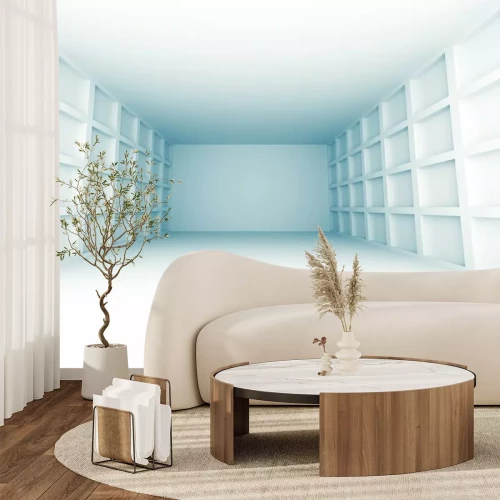 Papier peint  Salle blanche vide