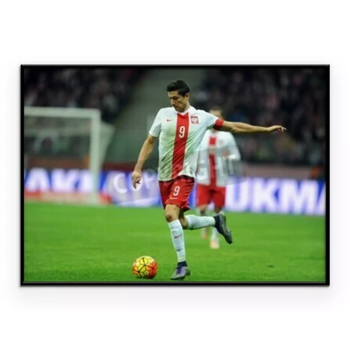 Poster  Robert Lewandowski lors du match de l'équipe nationale